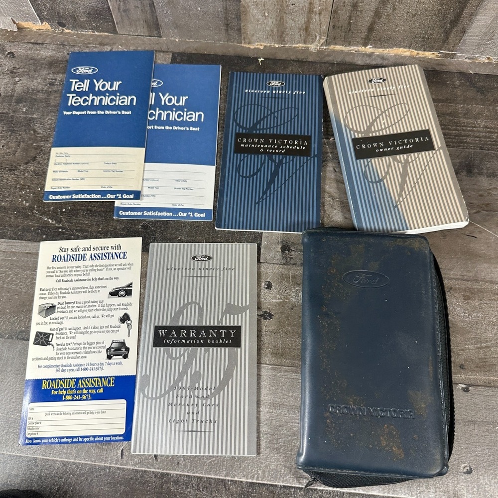 1995 FORD CROWN VICTORIA OWNERS MANUAL & MAINTENANCE GUIDE